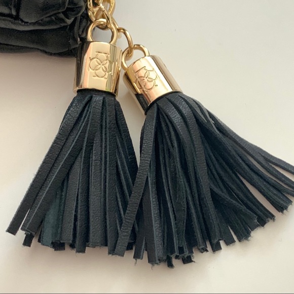 Ann Taylor 🎀 Bow Clutch with Double Tassels - Picture 8 of 8